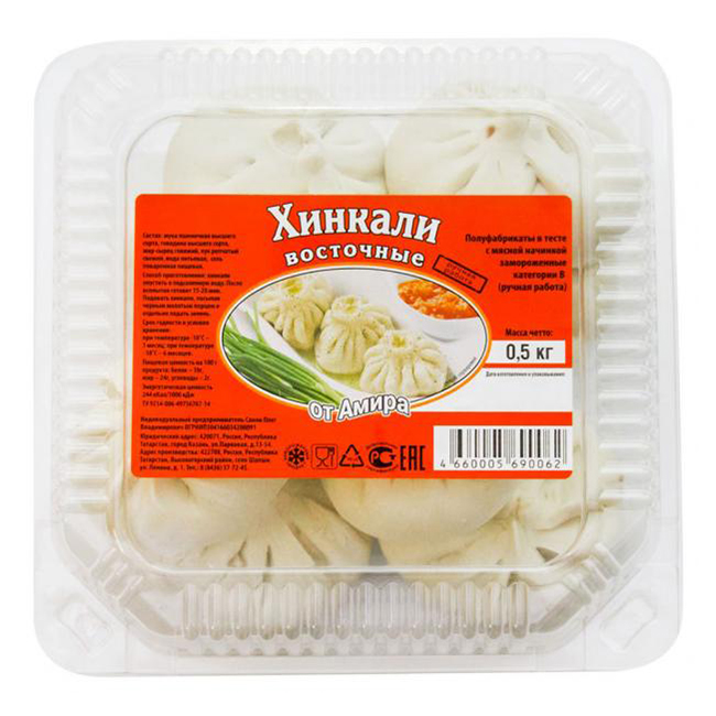 

Хинкали От Амира Восточные 500 г