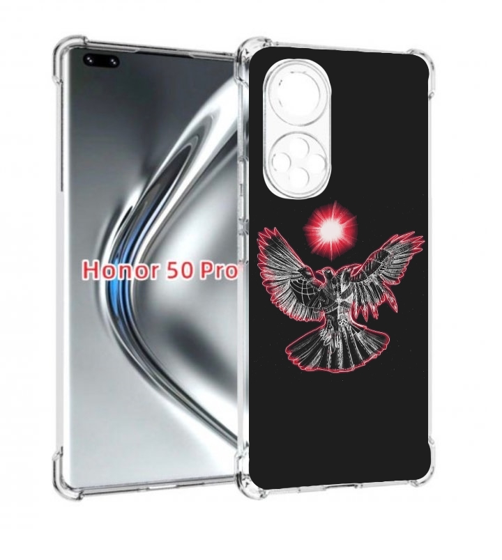 

Чехол бампер MyPads pyrokinesis валькирия для Honor 50 Pr, Прозрачный, Tocco