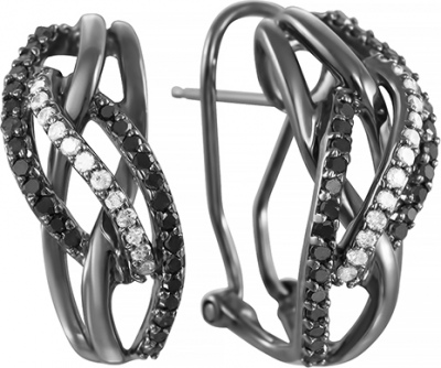 

Серьги из черного золота с бриллиантом Джей Ви E15331C_DB_BLK, E15331C_DB_BLK