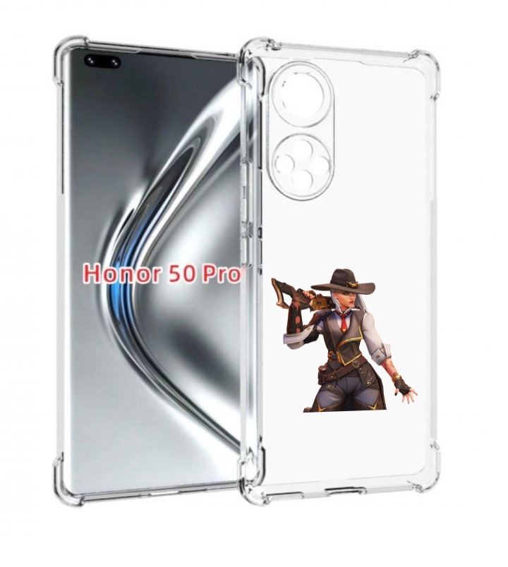 

Чехол бампер MyPads overwatch для Honor 50 Pro/Nova 9 Pro, Прозрачный, Tocco