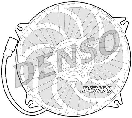 

Вентилятор радиатора DENSO der07007, Вентилятор радиатора DENSO der07007 DENSO der07007