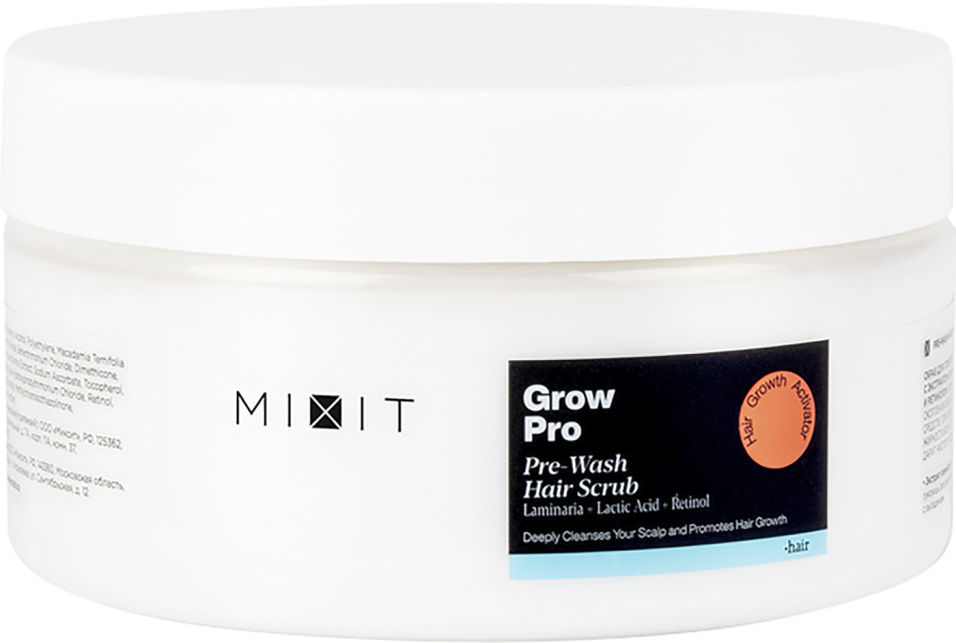 Купить Скраб для кожи головы MiXiT Grow Pro Pre-Wash Hair Scrub 200мл