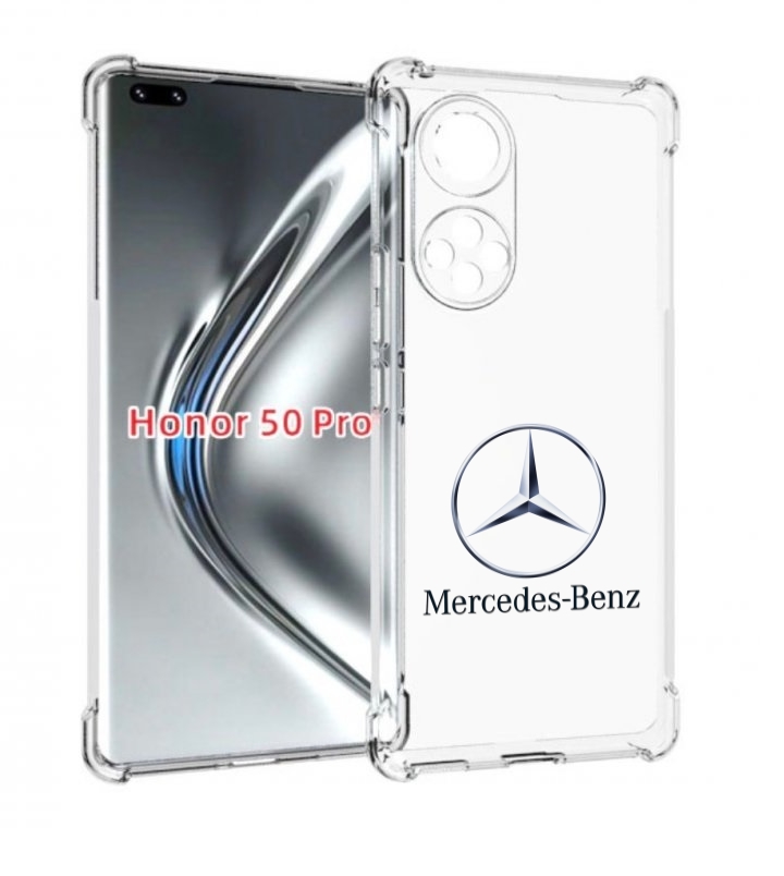 

Чехол бампер MyPads mercedes-7 мужской для Honor 50 Pro/N, Прозрачный, Tocco