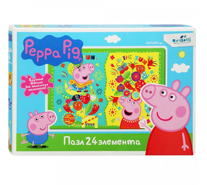 

Пазл Peppa Pig Фруктовая корзина (24 детали)