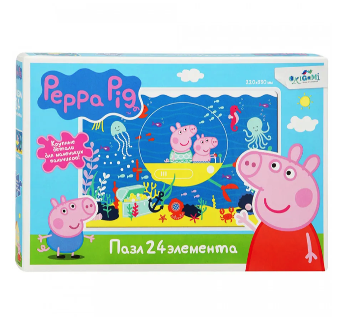 

Пазл Peppa Pig Подводная одиссея (24 детали)