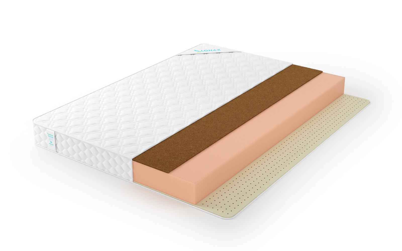 

Матрас беспружинный Lonax roll latex-cocos/chstds_lonLRLC_70x125, Lonax roll latex-cocos