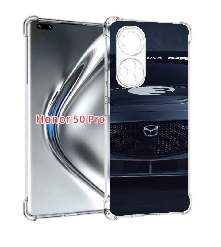 

Чехол бампер MyPads mazda мазда 3 для Honor 50 Pro/Nova 9, Прозрачный, Tocco
