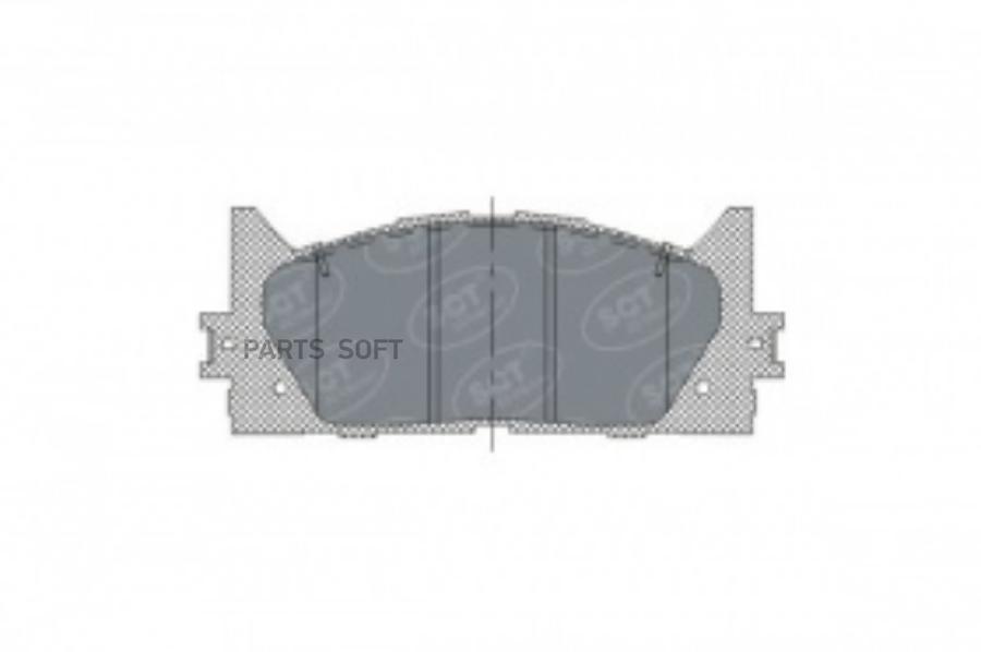 SCT GERMANY колод. торм.задн. TOYOTA CAMRY V40 06-/V50 2.5/3.5 11-/LEXUS ES 250/350/300h 0