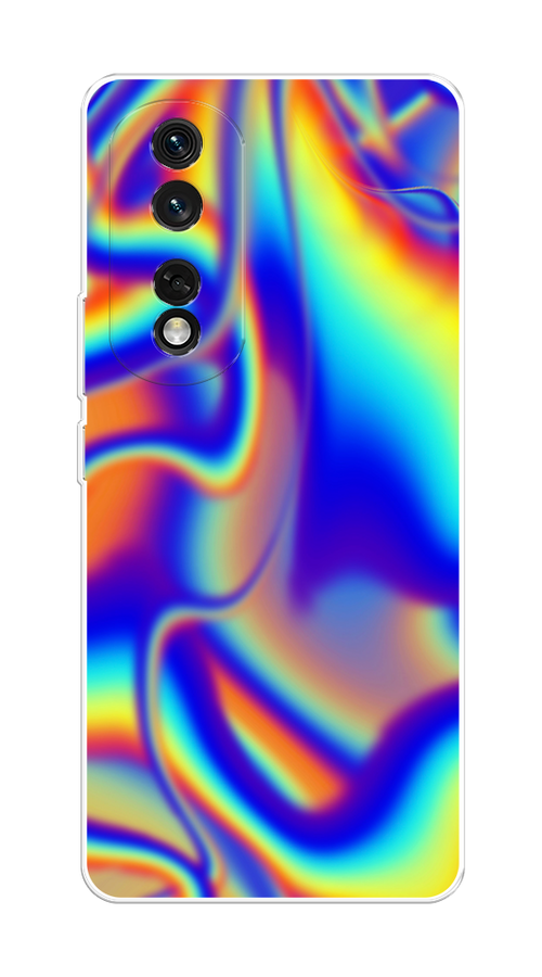 

Чехол на Honor 80 Pro "Яркая голограмма", Разноцветный, 6120450-3