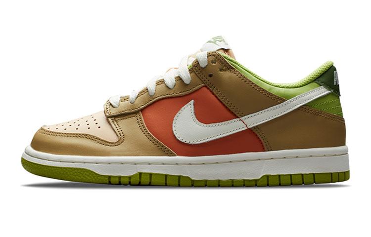 

Кеды унисекс Nike Dunk Low GS золотистые 39 EU, Золотистый, Dunk Low GS