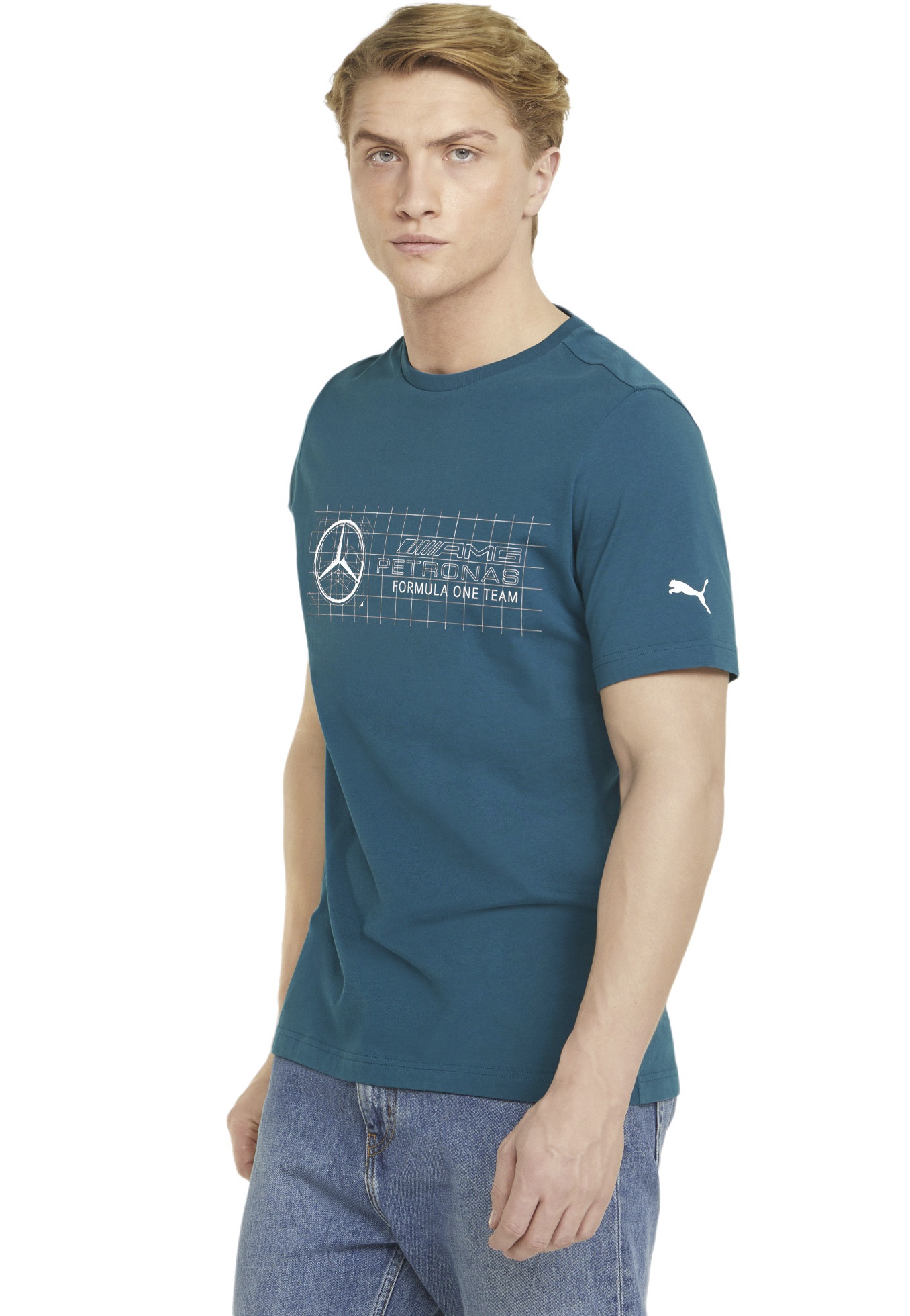 

Футболка мужская PUMA 53369304 синяя L, Синий, 53369304