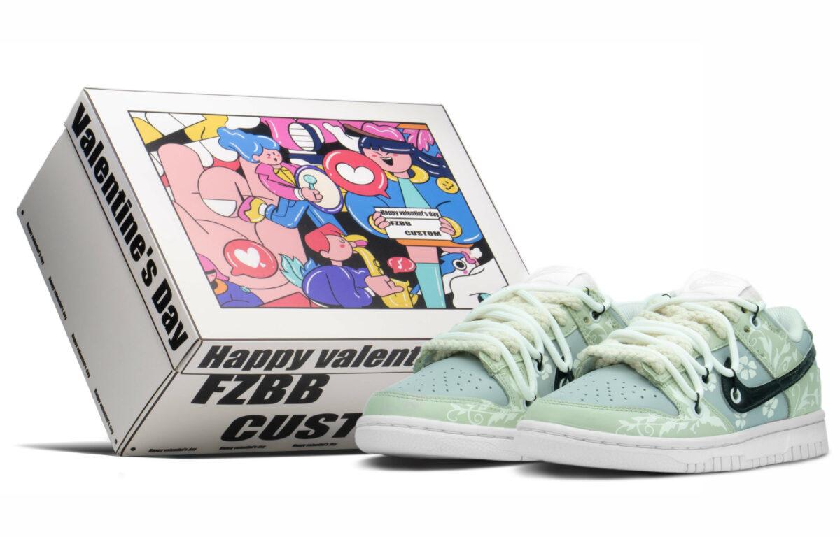 

Кеды унисекс Nike Dunk Low GS зеленые 38 EU, Зеленый, Dunk Low GS
