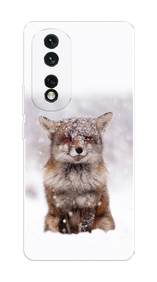 

Чехол на Honor 80 Pro "Зимняя лиса", Белый;серый;коричневый, 6120450-1