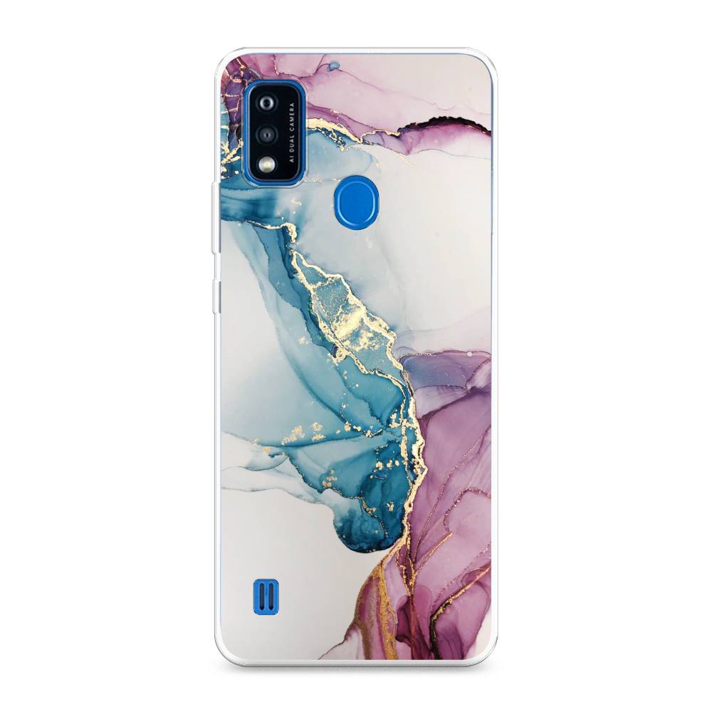 

Чехол на ZTE Blade A51 "Розовые разводы рисунок", 134550-3