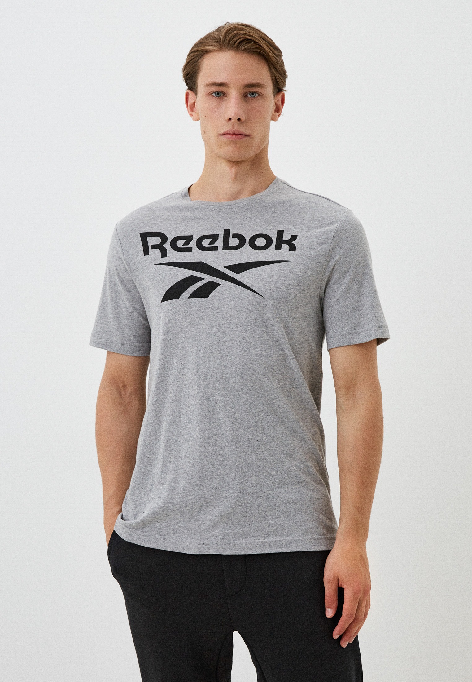 Футболка мужская Reebok 100071173 серая XL 2889₽