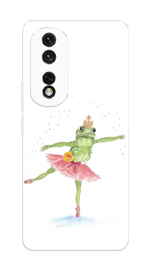 

Чехол на Honor 80 Pro "Лягушка-балерина", Зеленый, 6120450-4