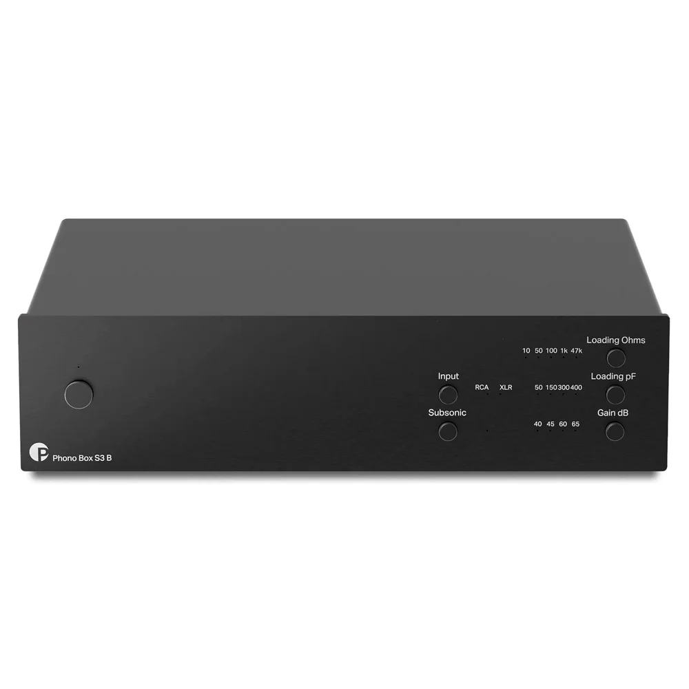 Фонокорректор Pro-Ject PHONO BOX S3 B черный