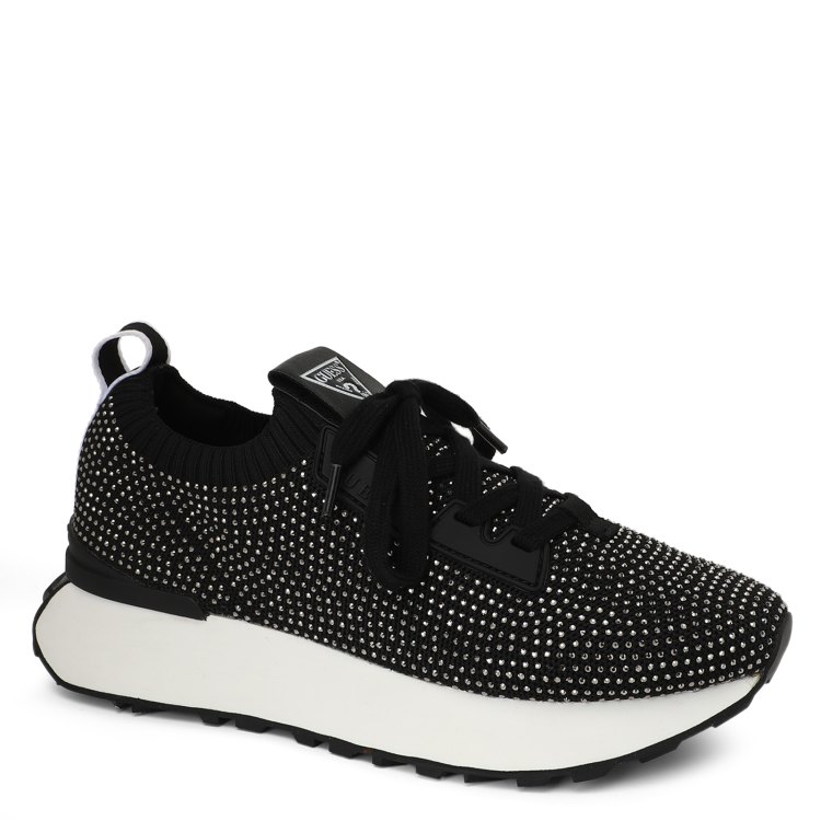 

Кроссовки женские Guess FL7LAUFAM12 черные 37 EU, Черный, FL7LAUFAM12