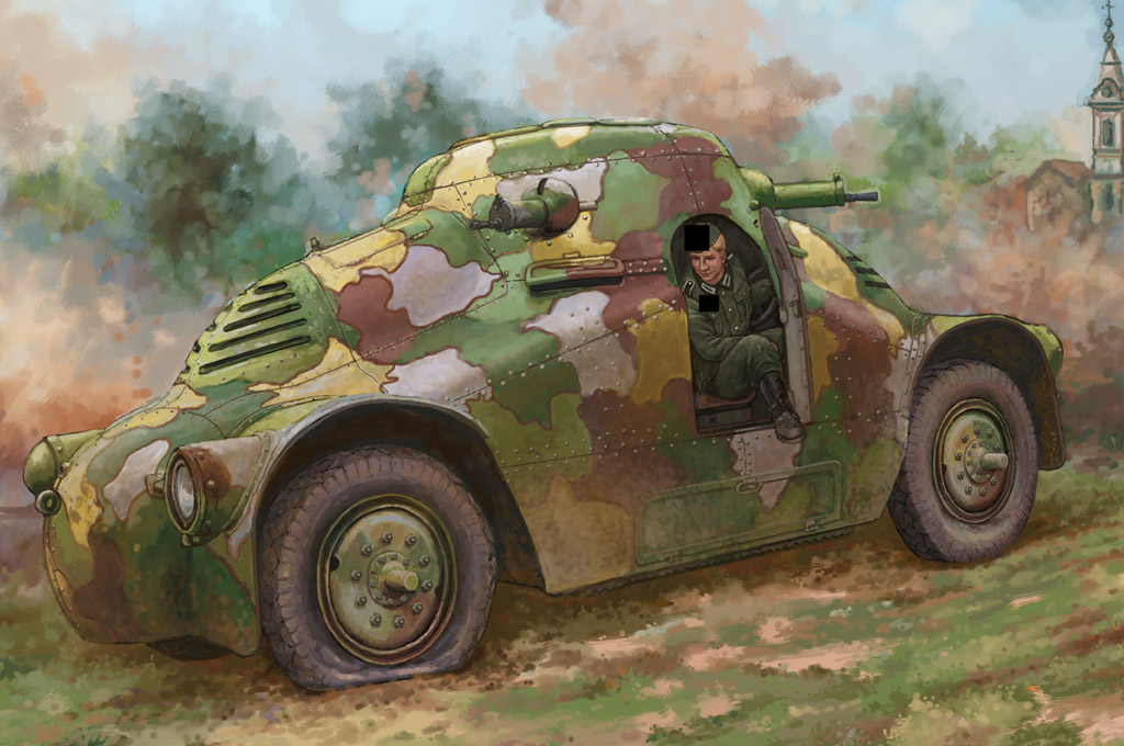 

Сборная модель HobbyBoss 1/35 Skoda PA-2 "turtle" armored vehicles 83888