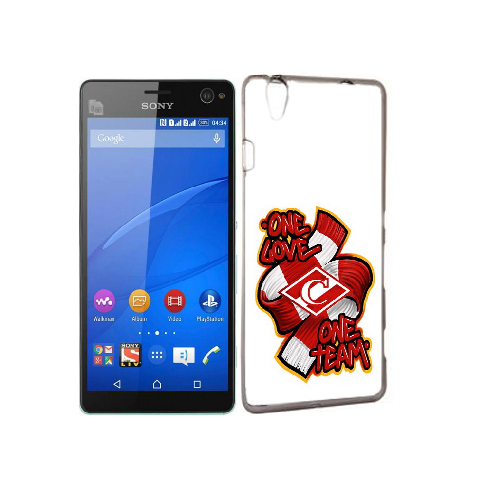 

Чехол MyPads Tocco для Sony Xperia C4 ФК спарак 1 любовь, Прозрачный, Tocco