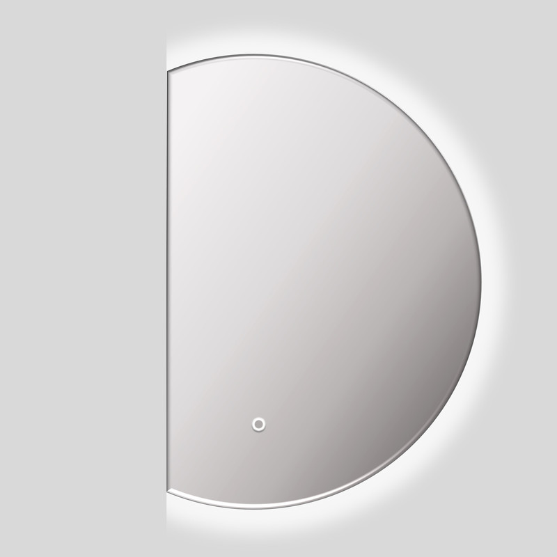 

Зеркало Dolce 120*100 с LED-подсветкой обрез слева, Прозрачный, Dolce с LED-подсветкой обрез слева