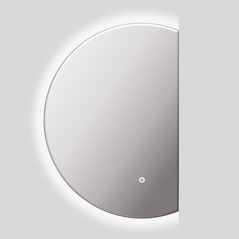 

Зеркало Dolce 100*80 с LED-подсветкой обрез справа, Прозрачный, Dolce с LED-подсветкой обрез справа