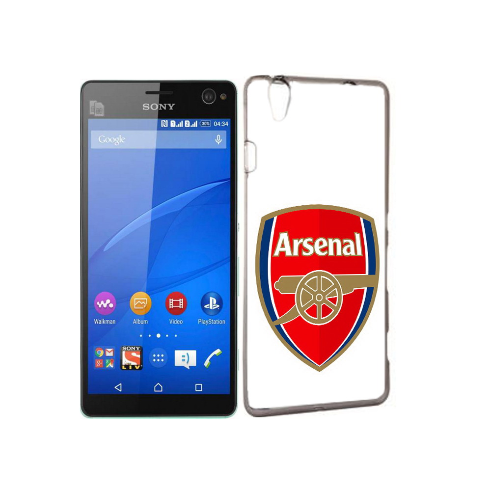 

Чехол MyPads Tocco для Sony Xperia C4 ФК Арсенал логотип, Прозрачный, Tocco