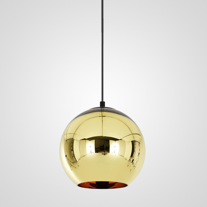 фото Подвесной светильник copper shade gold d20 imperiumloft