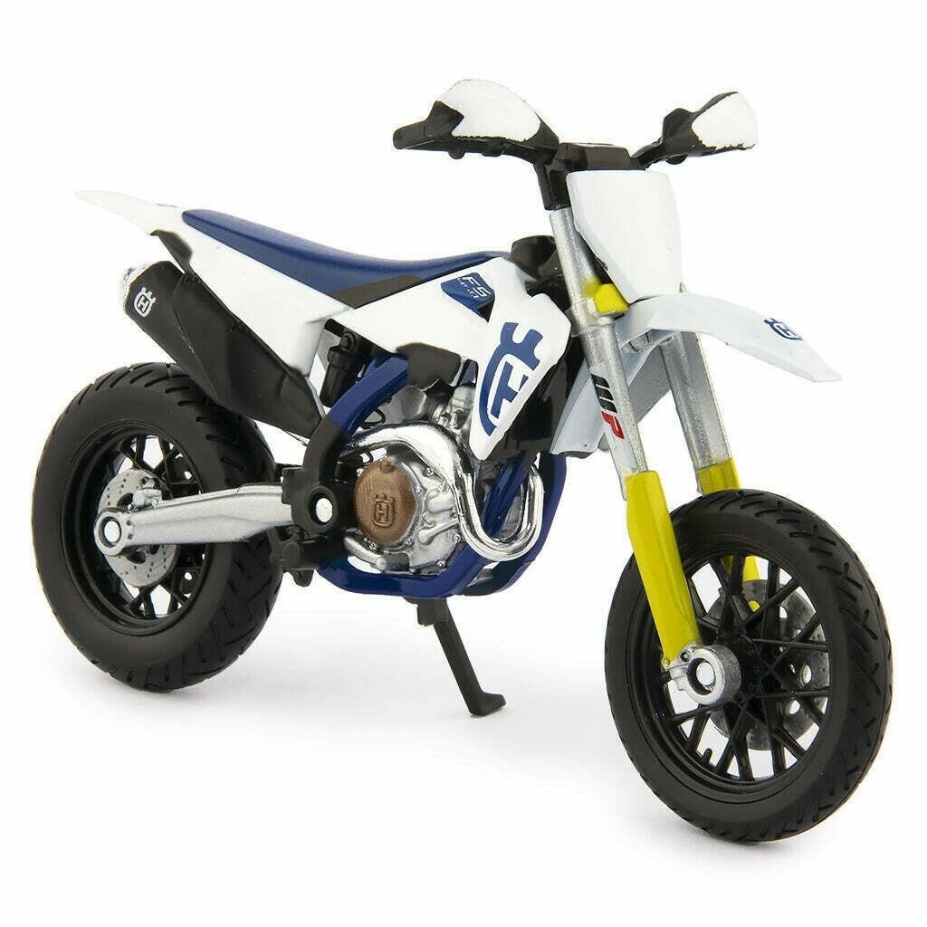 

Мотоцикл коллекционный Maisto Husqvarna FS 450 Supermoto, CYCLE DISPENSER 1:18, сине-белый, Белый;синий