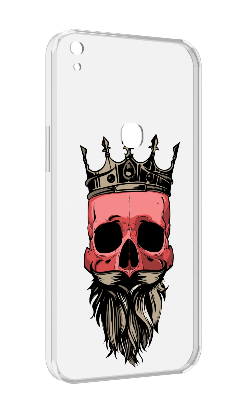 

Чехол MyPads бородатый красный череп мужской для Alcatel SHINE LITE 5080X 5.0, Прозрачный, Tocco