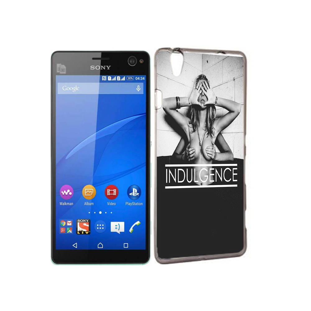 

Чехол MyPads Tocco для Sony Xperia C4 Страсть, Прозрачный, Tocco