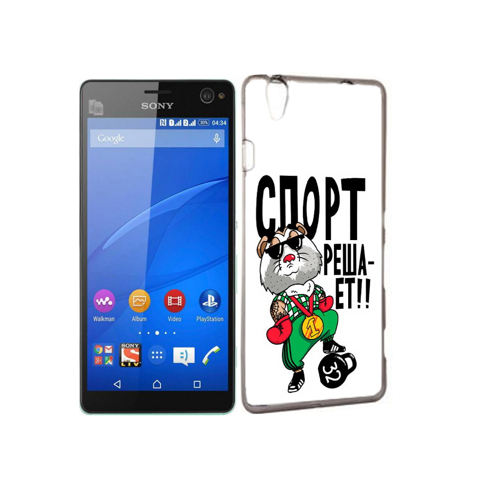 

Чехол MyPads Tocco для Sony Xperia C4 Спорт решает, Прозрачный, Tocco
