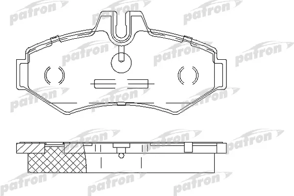 

Тормозные колодки PATRON дисковые PBP1306