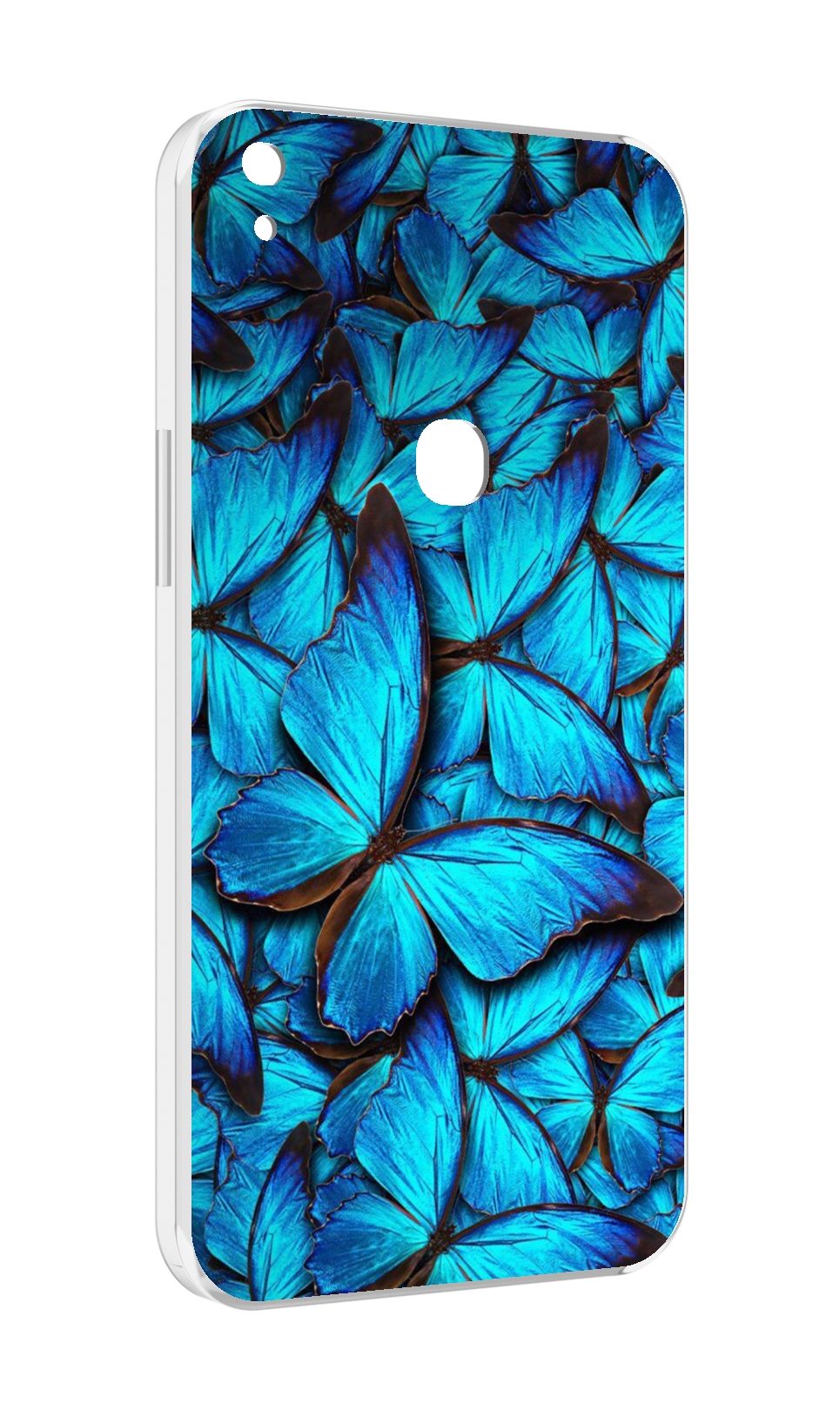 

Чехол MyPads бирюзовые бабочки для Alcatel SHINE LITE 5080X 5.0, Прозрачный, Tocco