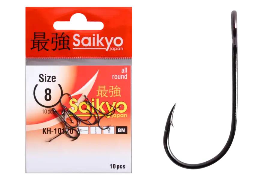 Крючки для рыбалки Saikyo KH-10120 BN (BN / 20 / 2 / 8)
