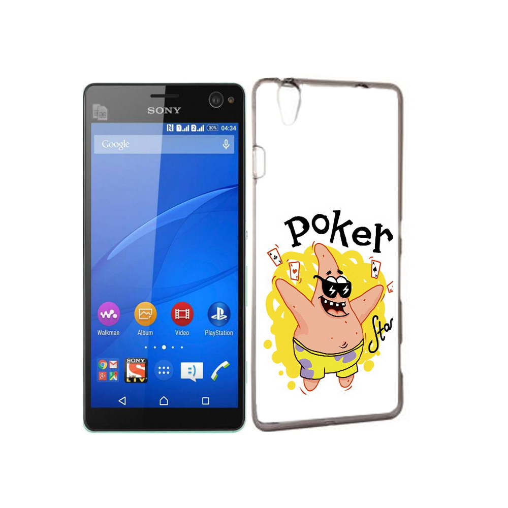 

Чехол MyPads Tocco для Sony Xperia C4 Патрик, Прозрачный, Tocco