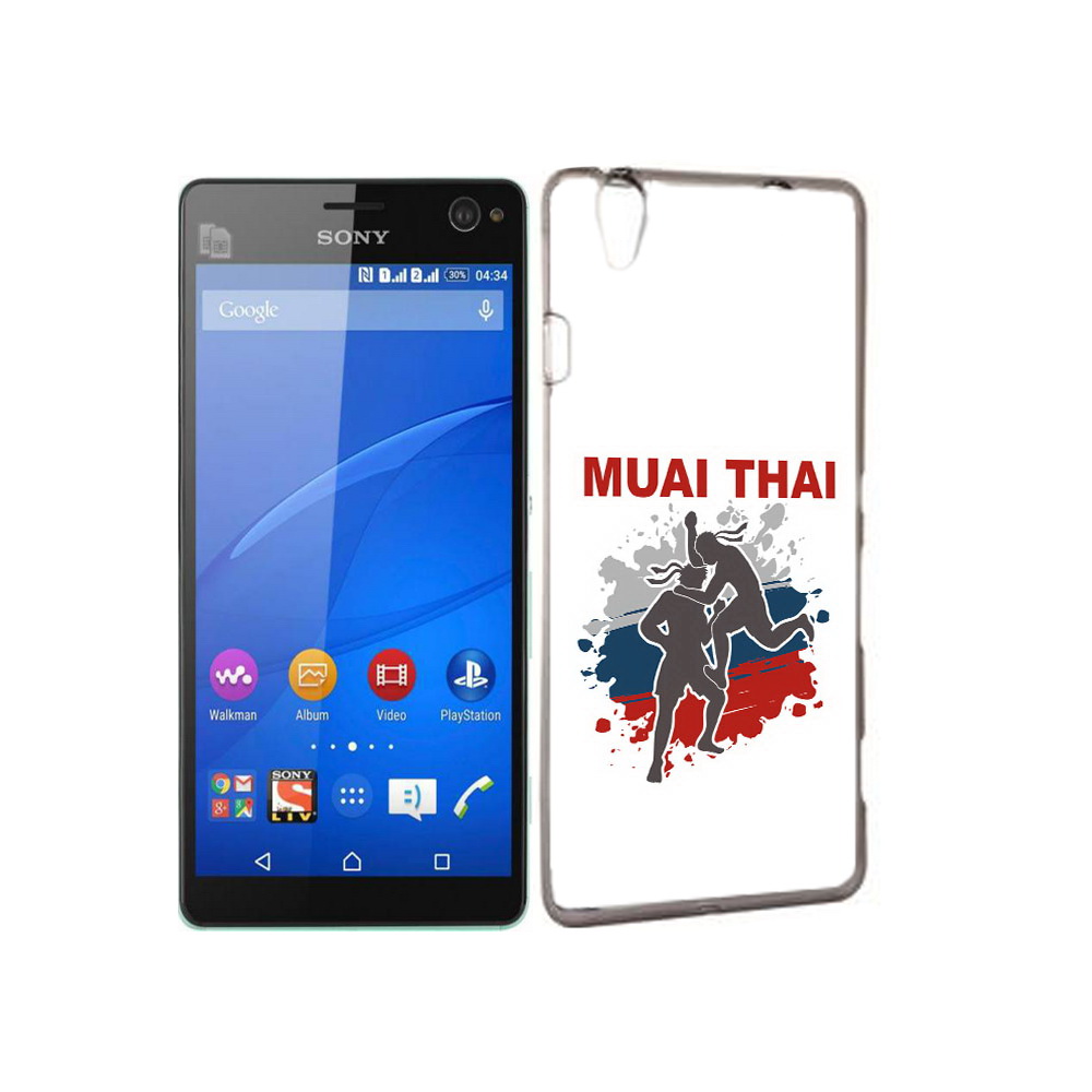 

Чехол MyPads Tocco для Sony Xperia C4 Муайтай, Прозрачный, Tocco