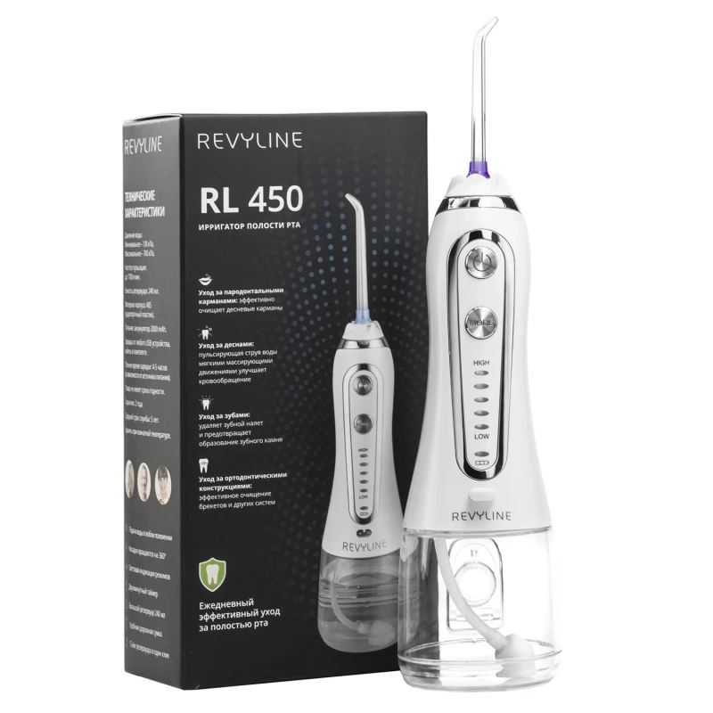 

Ирригатор Revyline RL 450 белый, RL 450