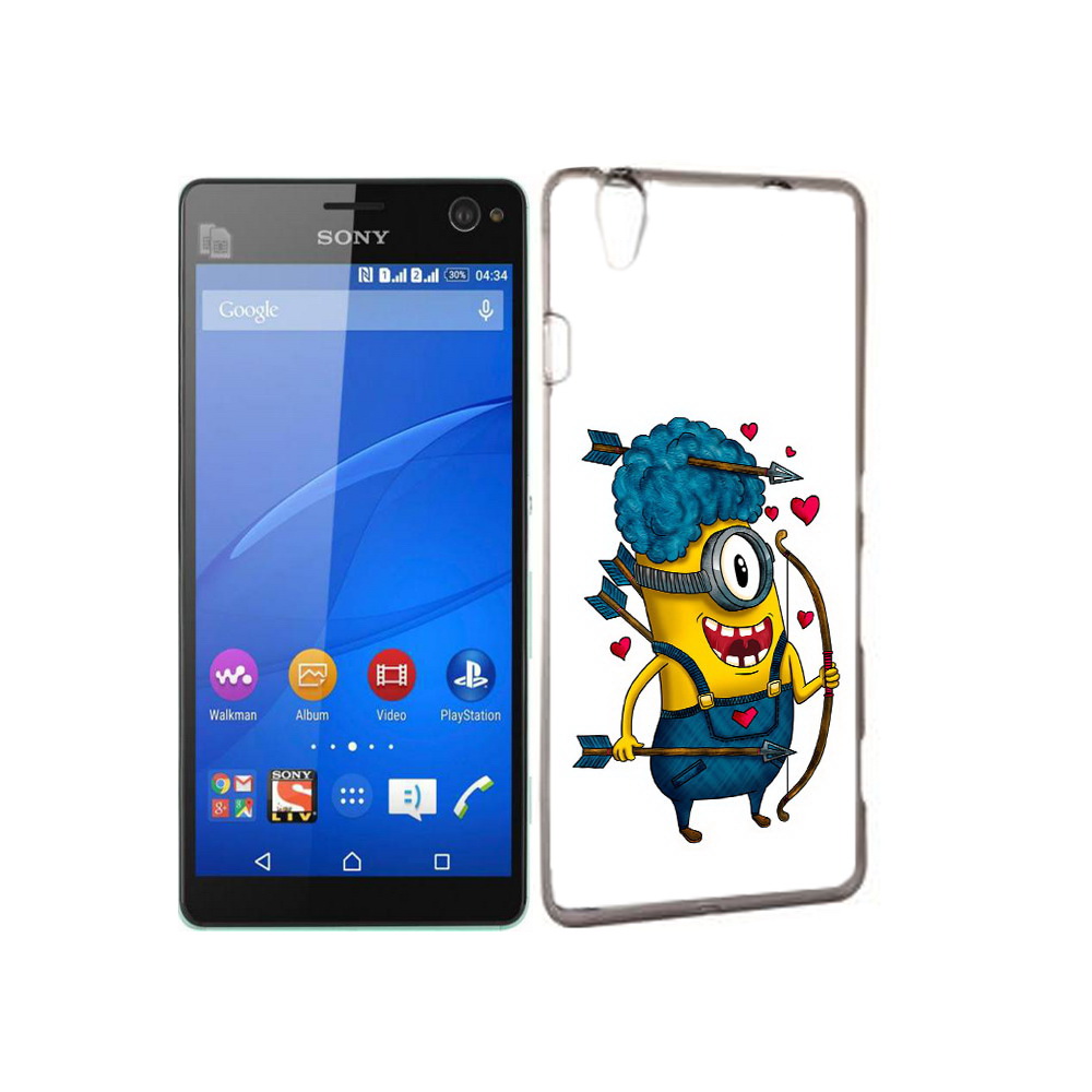 

Чехол MyPads Tocco для Sony Xperia C4 Миньон купидон, Прозрачный, Tocco