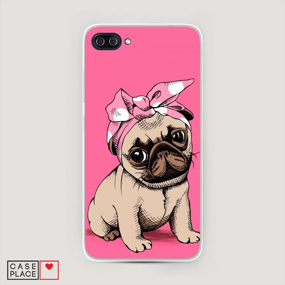 

Чехол Awog на Asus Zenfone 4 Max ZC554KL "Dog Pin-Up", Розовый;бежевый, 42150-2