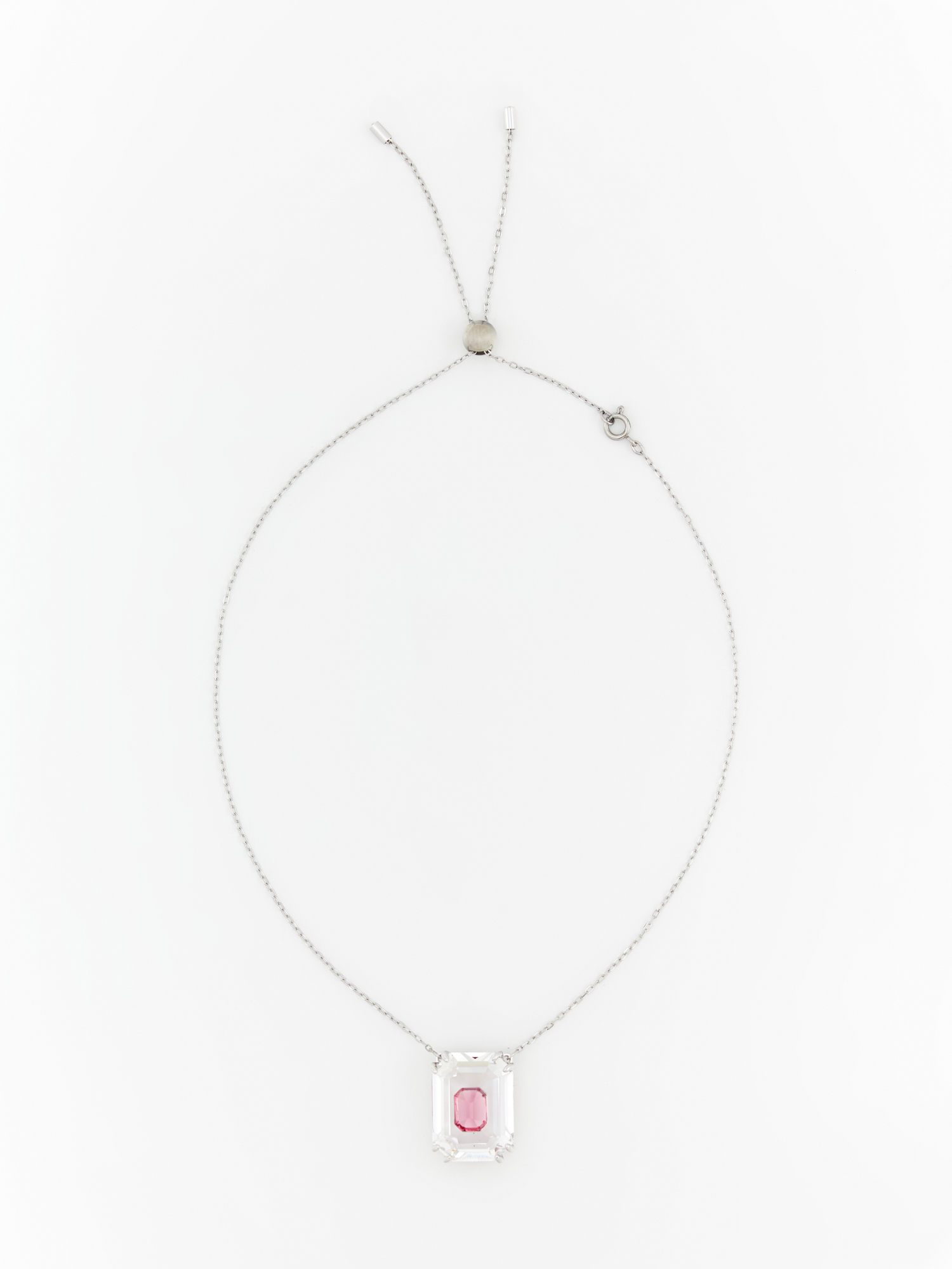 

Ожерелье Swarovski серебристый, розовый, 5608647, 5608647