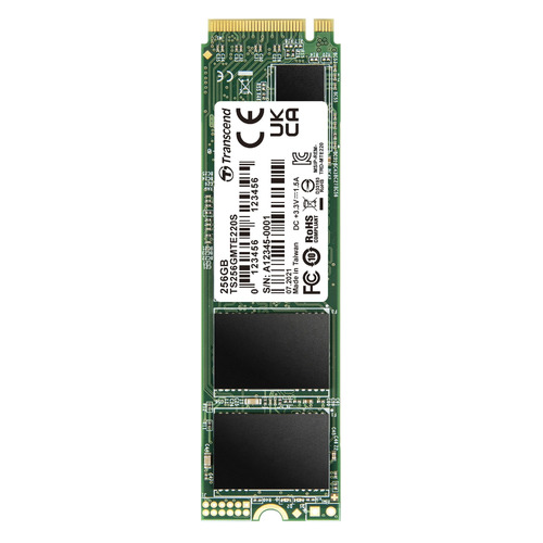 

SSD накопитель Transcend TS256GMTE220S 256ГБ, M.2 2280, PCI-E 3.0 x4, NVMe