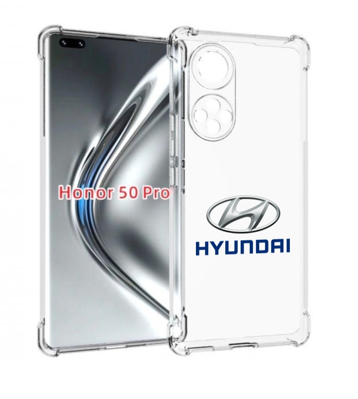 

Чехол бампер MyPads hyundai-4 мужской для Honor 50 Pro/No, Прозрачный, Tocco