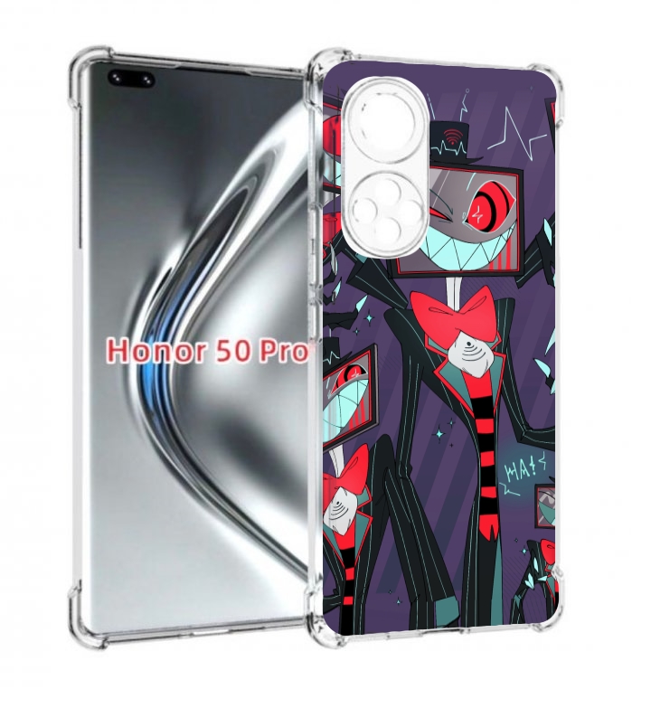 

Чехол бампер MyPads hazbin hotel для Honor 50 Pro/Nova 9, Прозрачный, Tocco