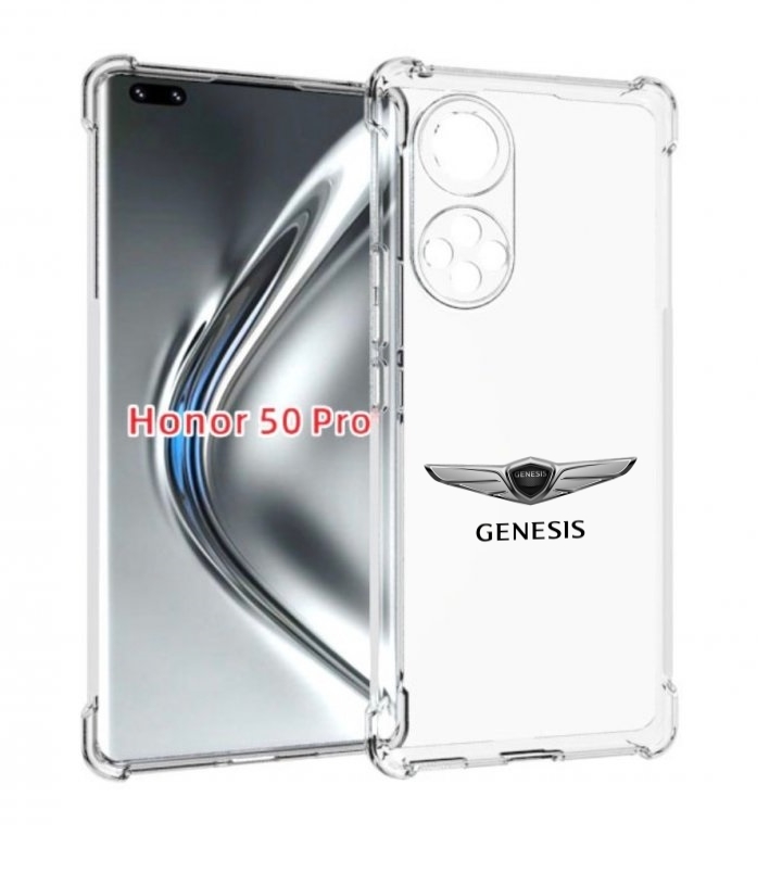 

Чехол бампер MyPads genesis-3 мужской для Honor 50 Pro/No, Прозрачный, Tocco