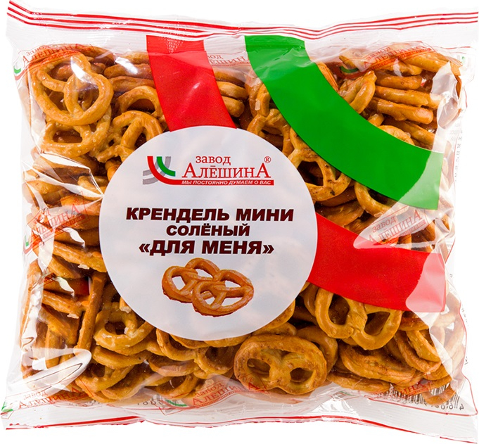 

Крендели мини Завод Алешина соленый Для меня 200 г