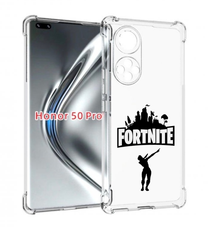 

Чехол бампер MyPads fortnite-2 для Honor 50 Pro/Nova 9 Pr, Прозрачный, Tocco