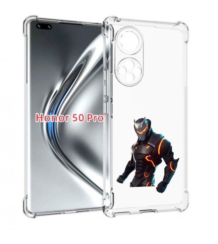 

Чехол бампер MyPads fortnite-1 для Honor 50 Pro/Nova 9 Pr, Прозрачный, Tocco