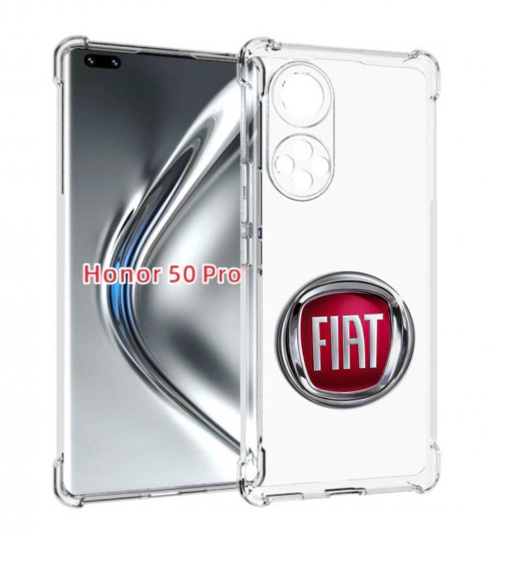 

Чехол бампер MyPads fiat-фиат мужской для Honor 50 Pro, Прозрачный, Tocco