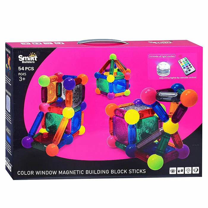 Магнитный конструктор 573 Развивайся 54 дет в коробке 3399₽